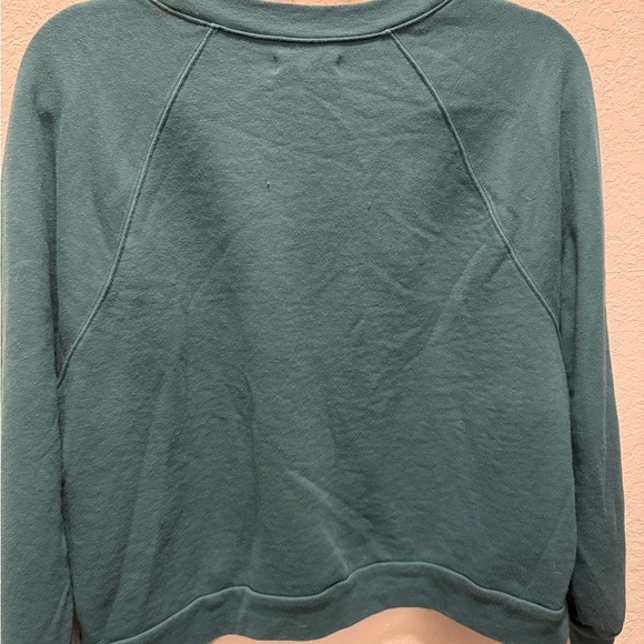 Madewell Woman’s Green Crew Neck Pullover  Sweatshirt size S - Picture 2 of 5